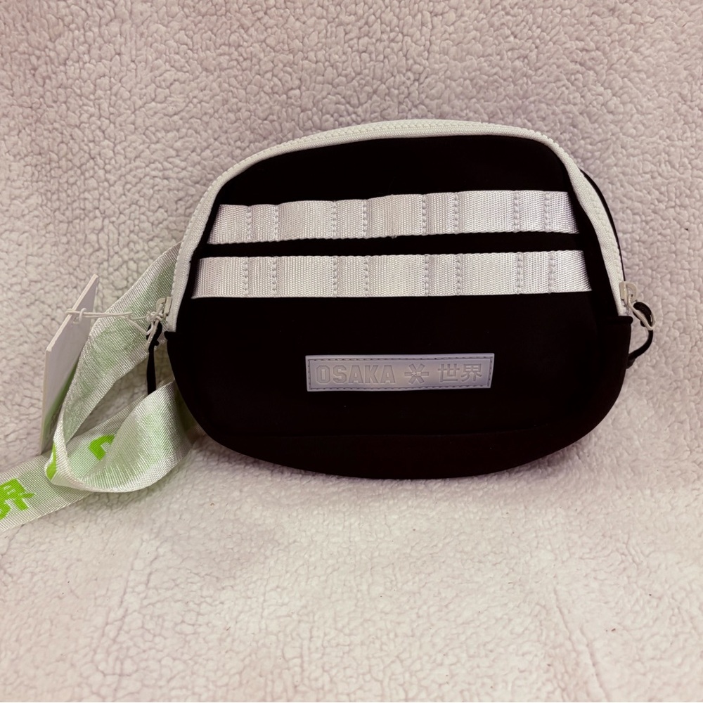 Osaka Neoprene Black Belt Bag NWT